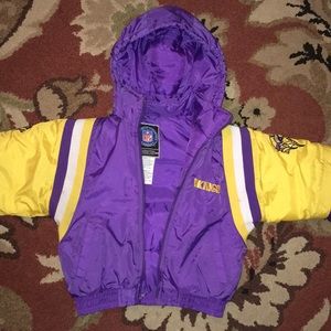 Kids Vikings NFL Puffy Coat